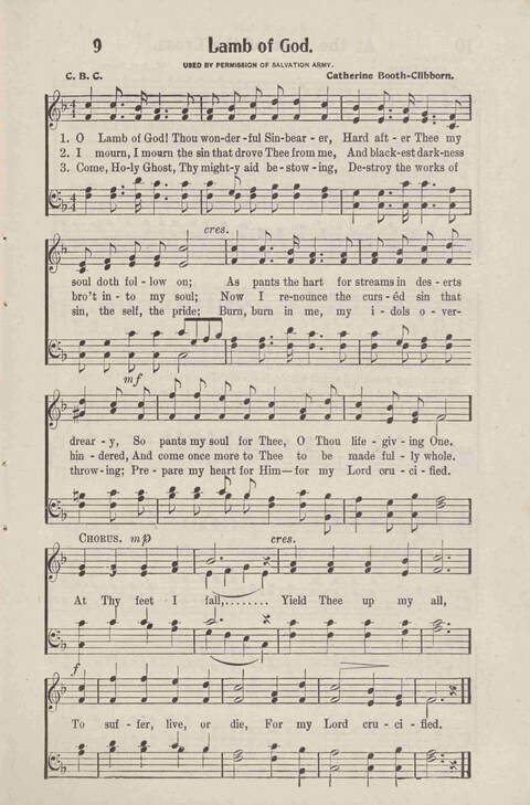 Songs of Pentecostal Fellowship page 9