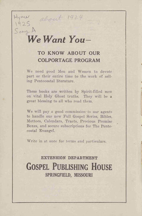 Songs of Pentecostal Fellowship page v