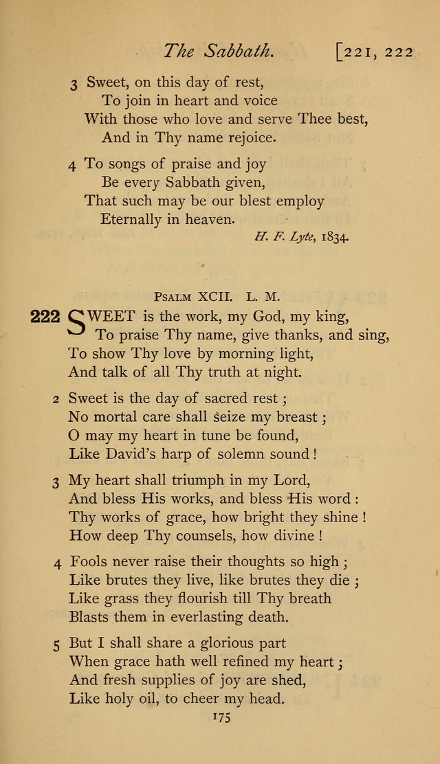 The Sacrifice of Praise. psalms, hymns, and spiritual songs designed for public worship and private devotion, with notes on the origin of hymns. page 175