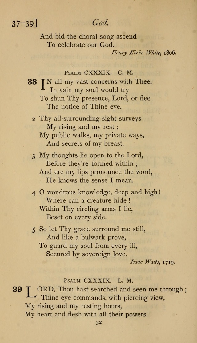 The Sacrifice of Praise. psalms, hymns, and spiritual songs designed for public worship and private devotion, with notes on the origin of hymns. page 32