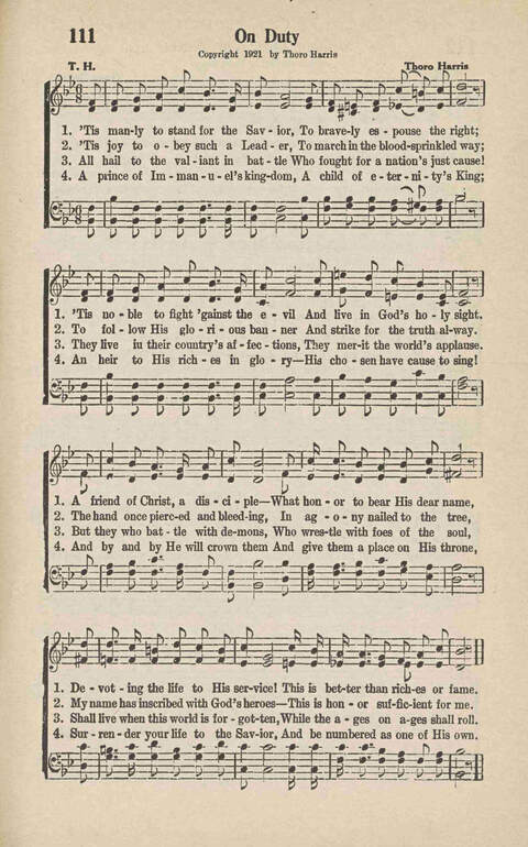 Songs of Praise: Charles A. Shreve campain special page 103