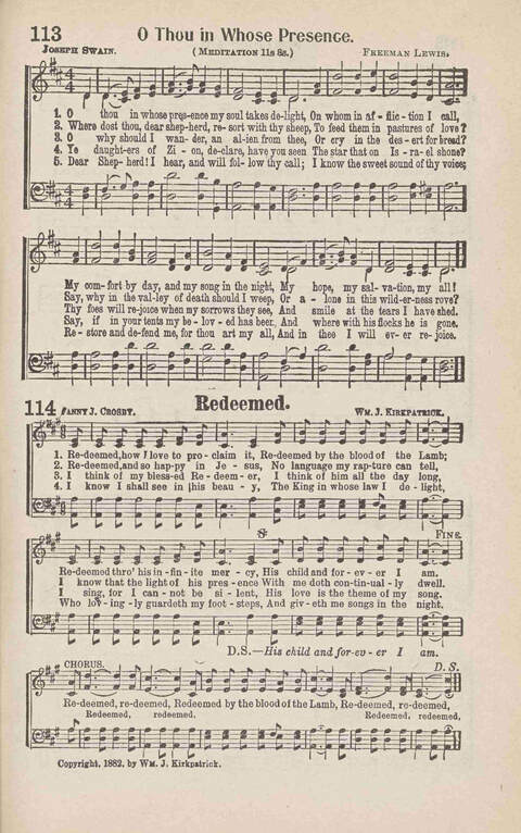 Songs of Praise: Charles A. Shreve campain special page 105