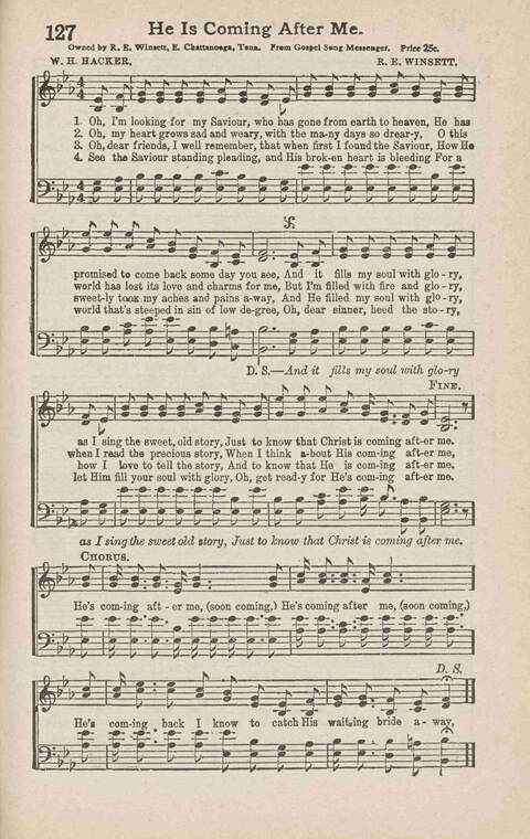 Songs of Praise: Charles A. Shreve campain special page 117