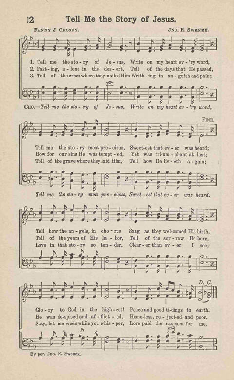 Songs of Praise: Charles A. Shreve campain special page 12
