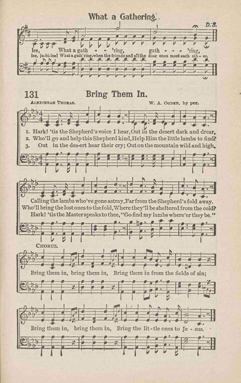 Songs of Praise: Charles A. Shreve campain special page 121