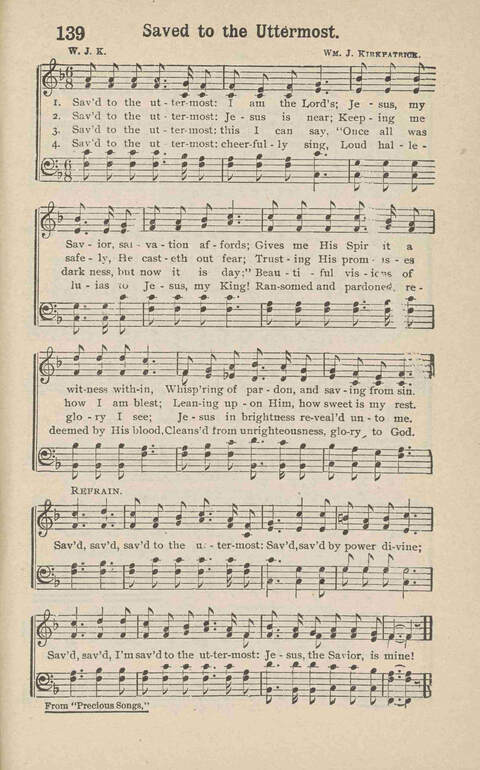 Songs of Praise: Charles A. Shreve campain special page 129