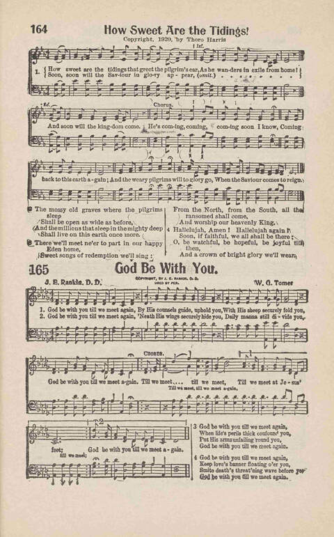 Songs of Praise: Charles A. Shreve campain special page 143