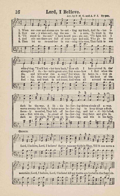 Songs of Praise: Charles A. Shreve campain special page 16