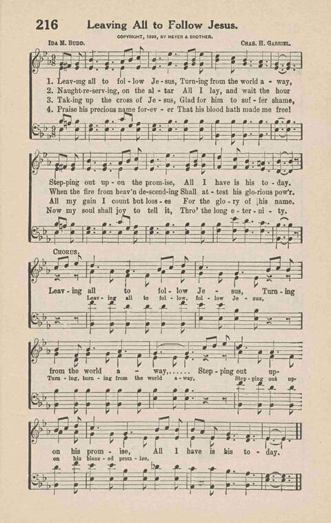 Songs of Praise: Charles A. Shreve campain special page 169