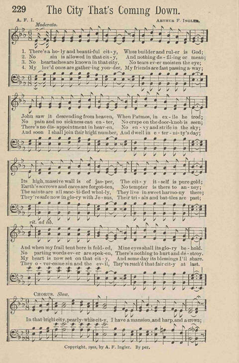 Songs of Praise: Charles A. Shreve campain special page 180