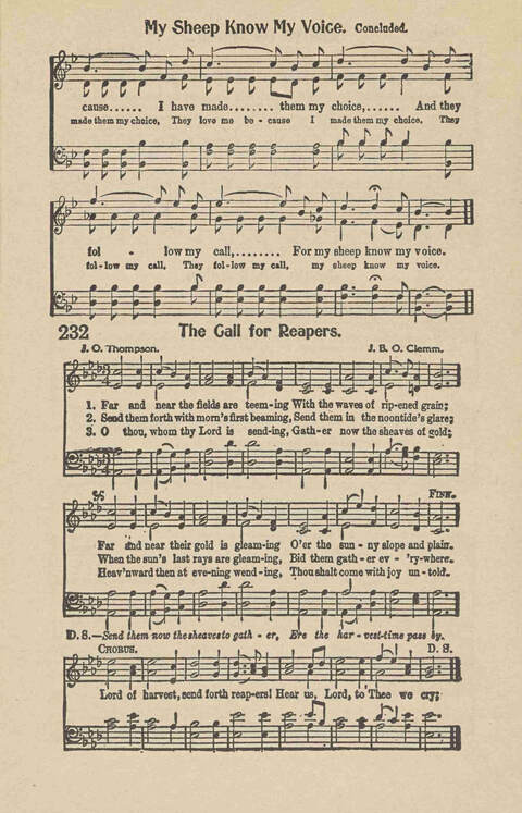 Songs of Praise: Charles A. Shreve campain special page 183