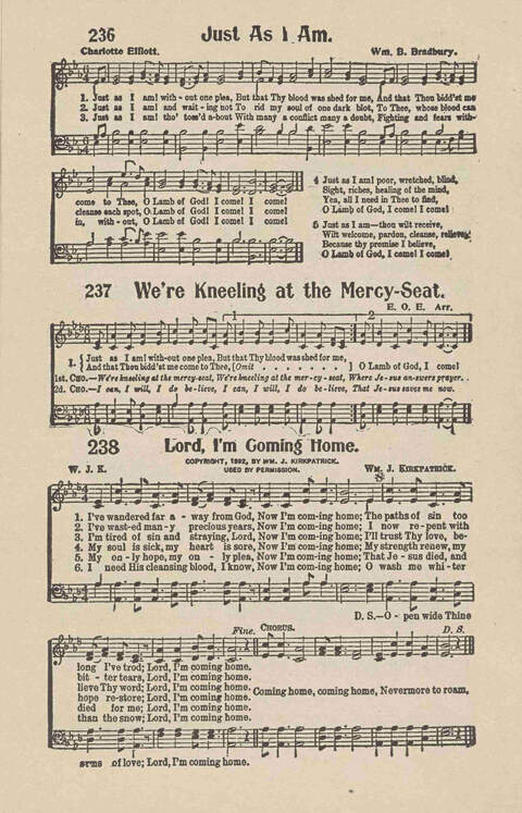 Songs of Praise: Charles A. Shreve campain special page 185