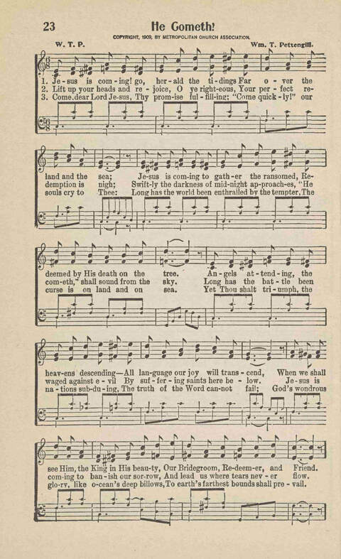 Songs of Praise: Charles A. Shreve campain special page 22