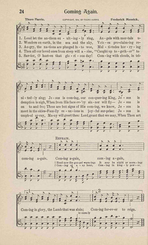 Songs of Praise: Charles A. Shreve campain special page 24