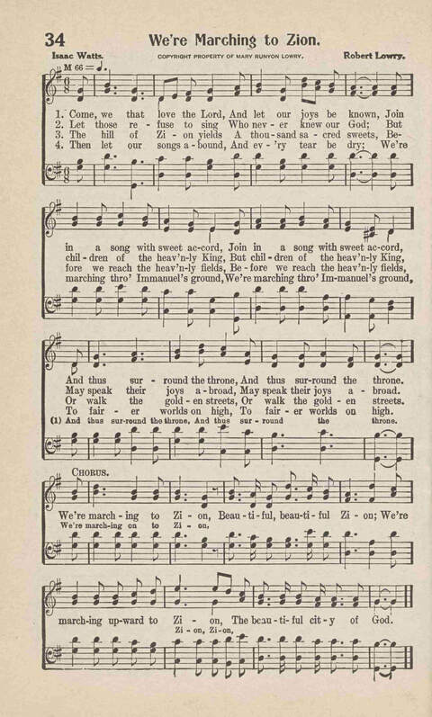 Songs of Praise: Charles A. Shreve campain special page 34