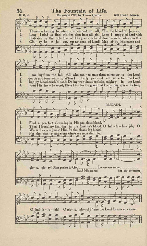 Songs of Praise: Charles A. Shreve campain special page 36