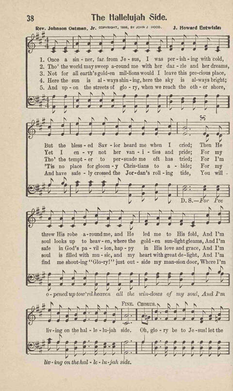 Songs of Praise: Charles A. Shreve campain special page 38