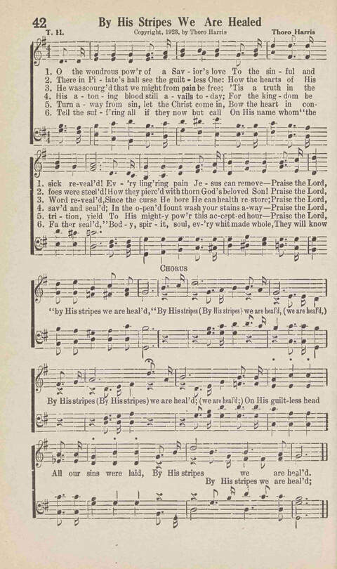 Songs of Praise: Charles A. Shreve campain special page 42