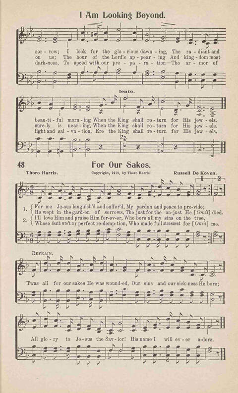 Songs of Praise: Charles A. Shreve campain special page 47