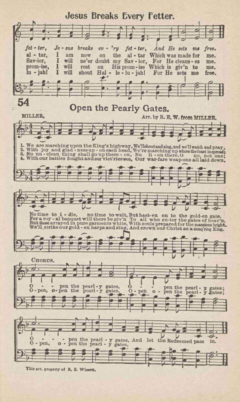 Songs of Praise: Charles A. Shreve campain special page 51