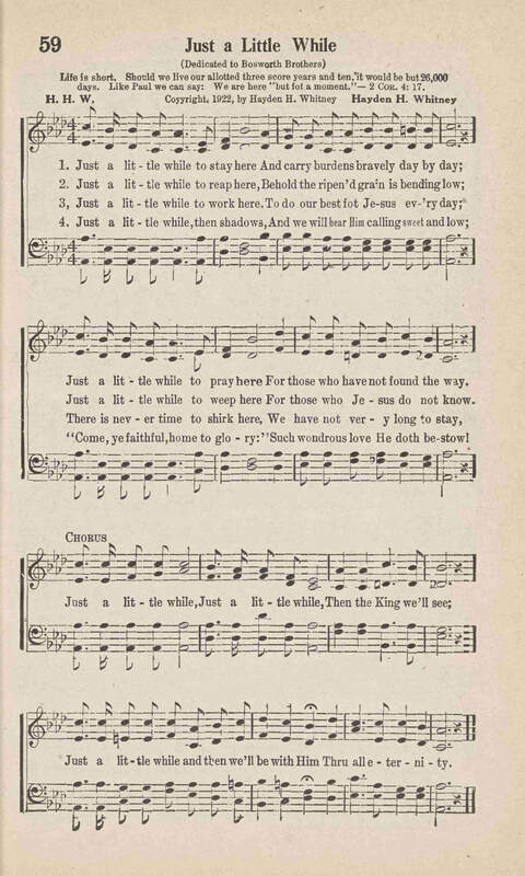 Songs of Praise: Charles A. Shreve campain special page 55