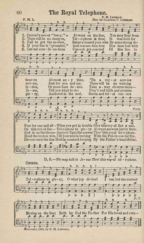 Songs of Praise: Charles A. Shreve campain special page 56