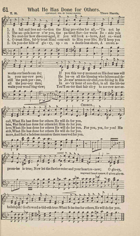 Songs of Praise: Charles A. Shreve campain special page 57