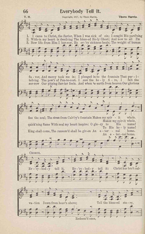 Songs of Praise: Charles A. Shreve campain special page 62