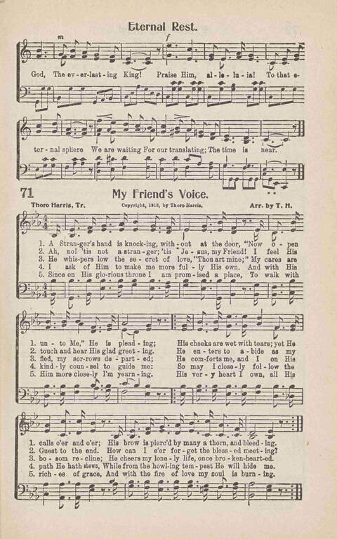 Songs of Praise: Charles A. Shreve campain special page 67