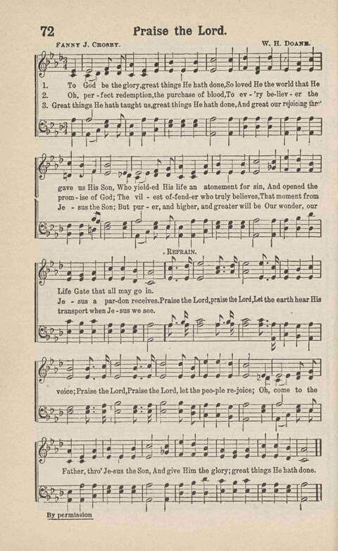 Songs of Praise: Charles A. Shreve campain special page 68