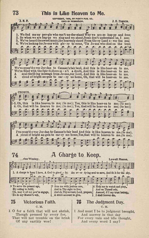 Songs of Praise: Charles A. Shreve campain special page 69