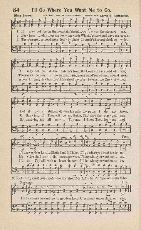 Songs of Praise: Charles A. Shreve campain special page 76