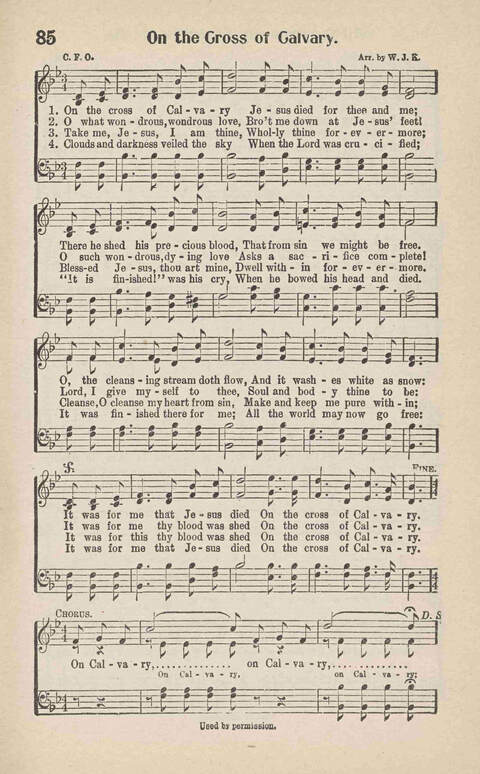 Songs of Praise: Charles A. Shreve campain special page 77
