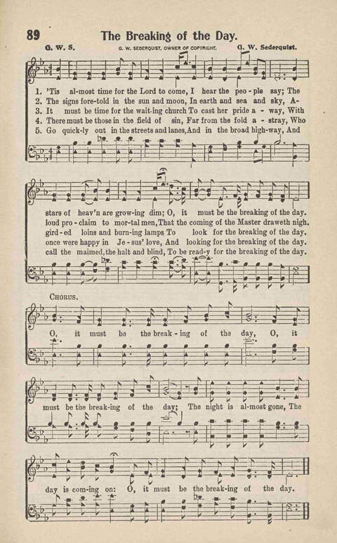 Songs of Praise: Charles A. Shreve campain special page 81