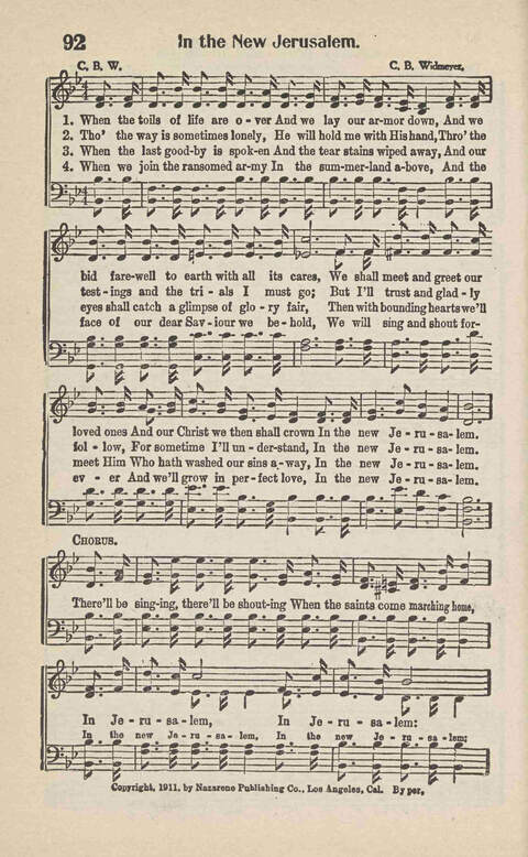 Songs of Praise: Charles A. Shreve campain special page 84