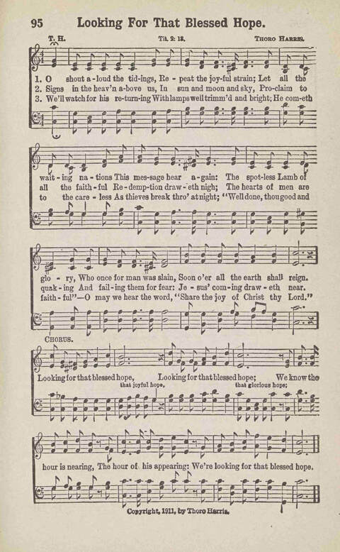 Songs of Praise: Charles A. Shreve campain special page 87