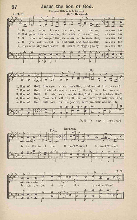Songs of Praise: Charles A. Shreve campain special page 89