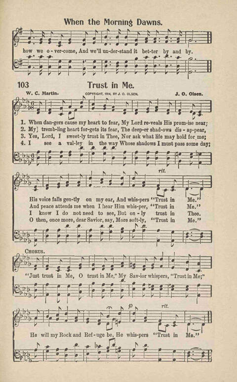 Songs of Praise: Charles A. Shreve campain special page 95