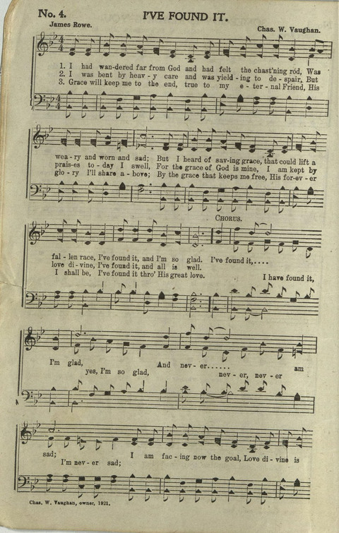 Temple Bells: for Sunday-Schools, Singing-Schools, Revivals, Conventions page 4