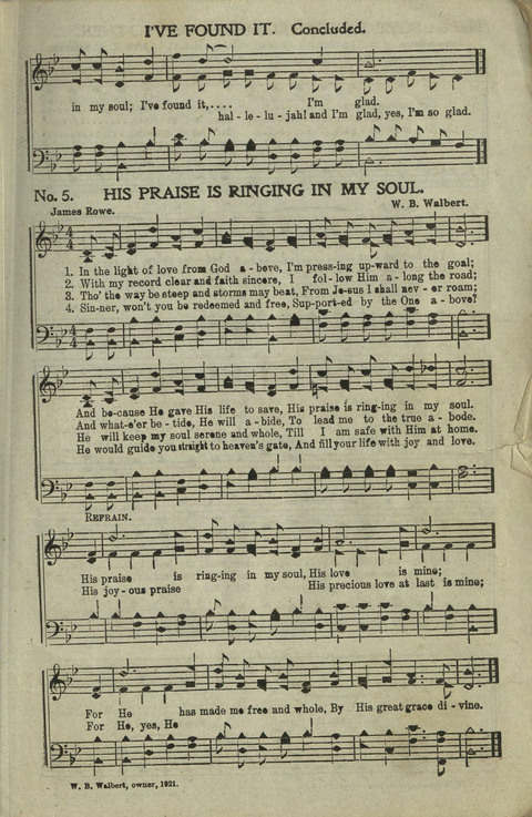 Temple Bells: for Sunday-Schools, Singing-Schools, Revivals, Conventions page 5