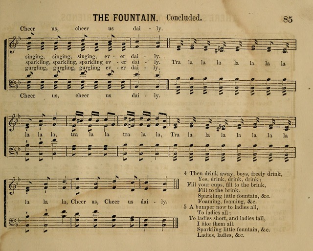 Temperance Chimes: comprising a great variety of new music, glees, songs, and hymns, designed for the use of temperance meeting and organizations, glee clubs, bands of hope, and the home circle page 85