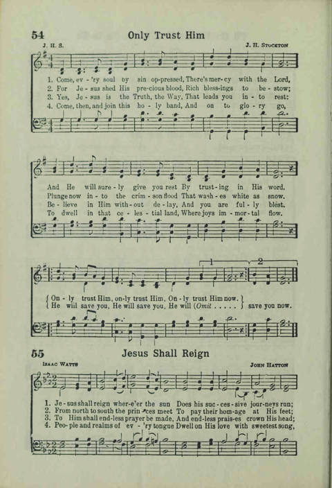 20th Century Gospel Songs: Youthspiration Packet Hymnal page 54