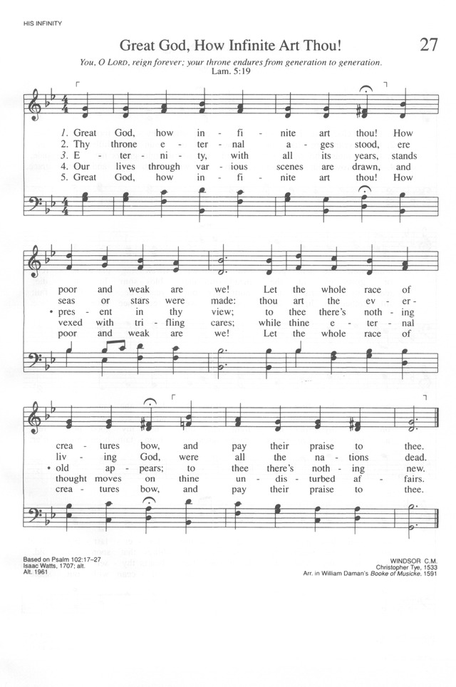 Trinity Hymnal (Rev. ed.) page 27