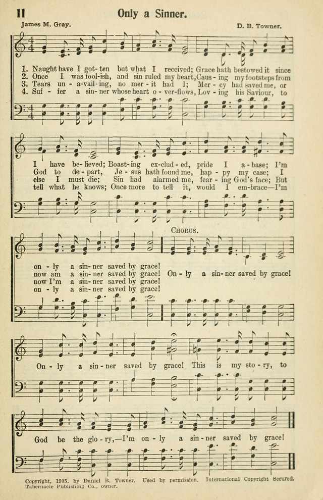 Tabernacle Hymns: No. 2 page 11