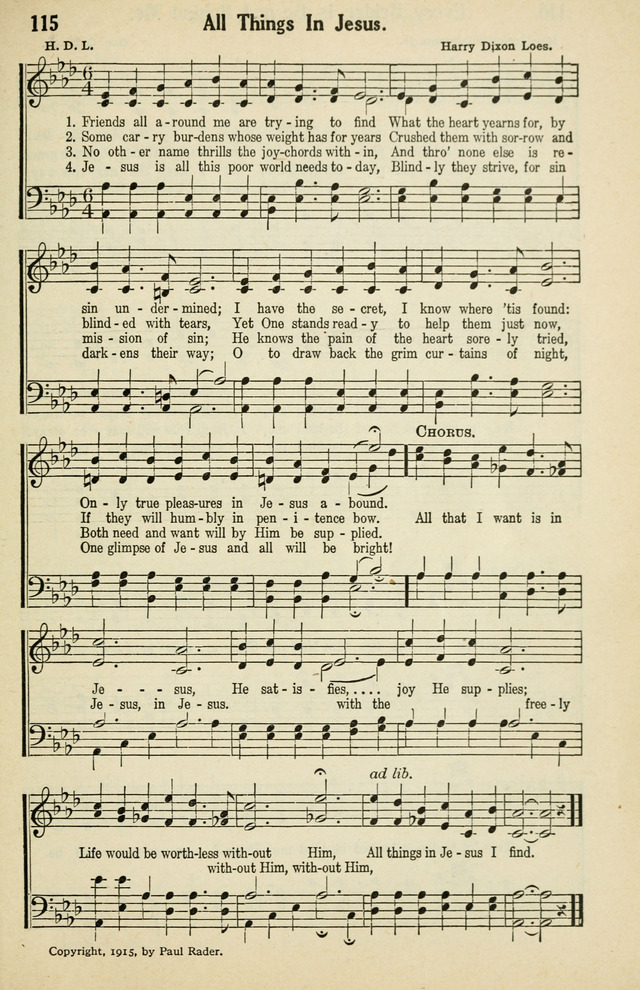 Tabernacle Hymns: No. 2 page 115