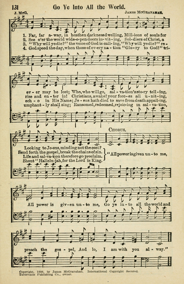 Tabernacle Hymns: No. 2 page 131