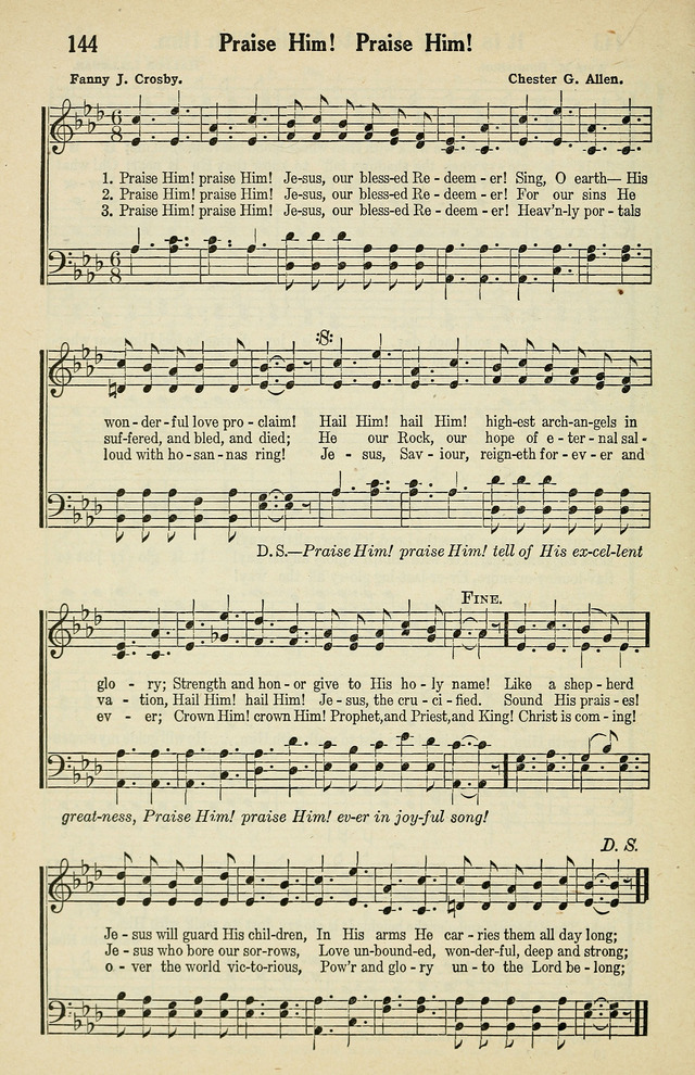 Tabernacle Hymns: No. 2 page 144