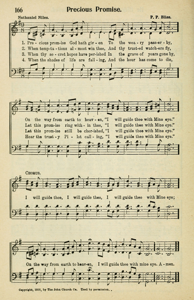 Tabernacle Hymns: No. 2 page 166