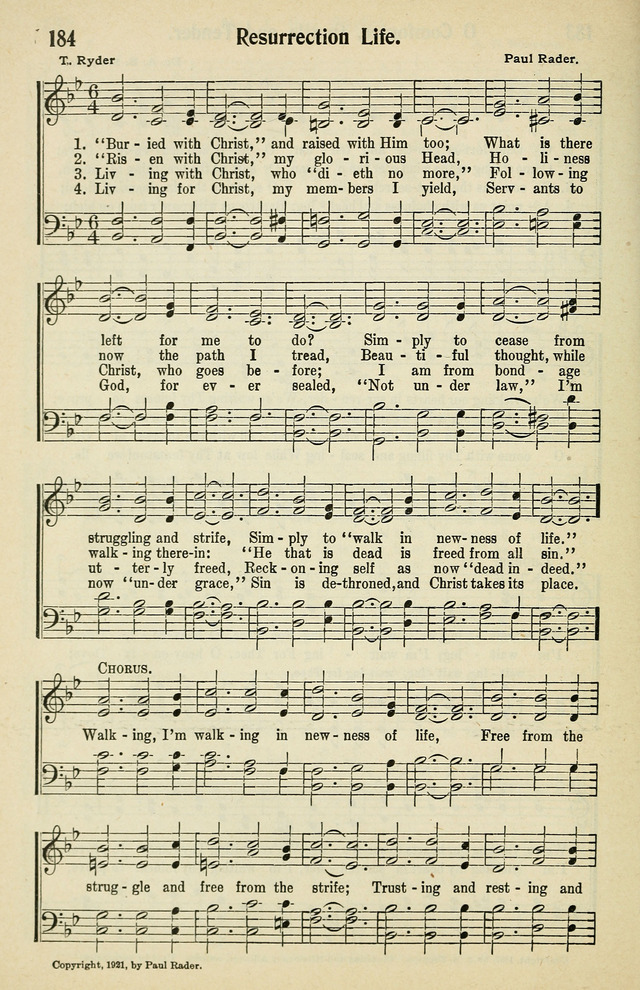 Tabernacle Hymns: No. 2 page 184