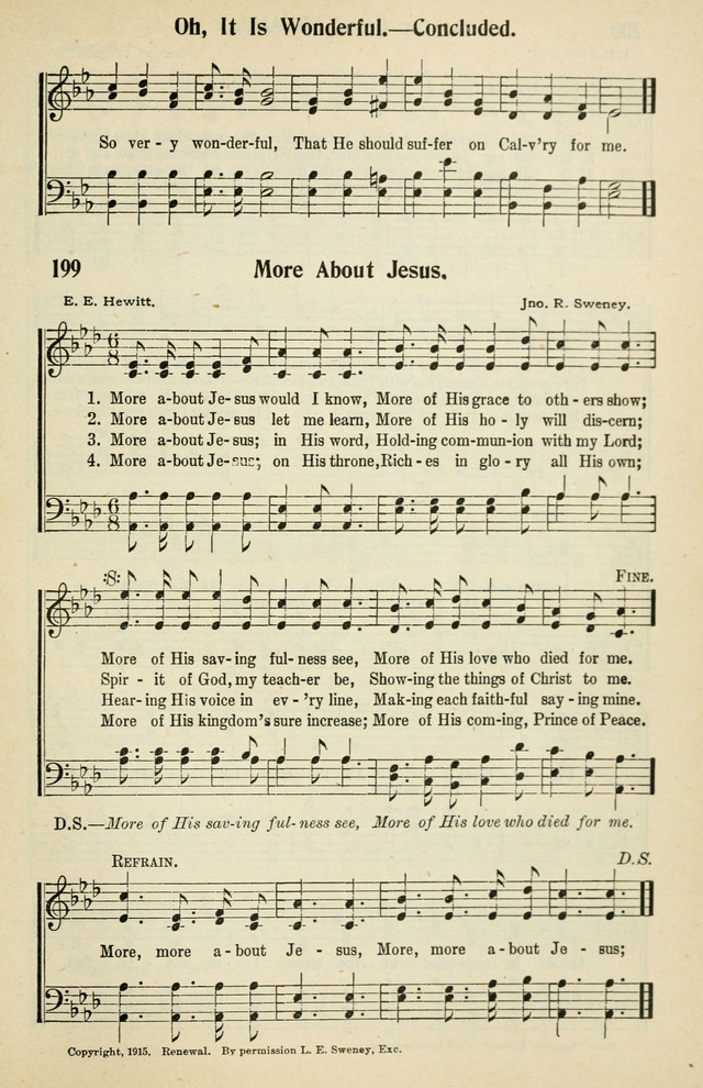 Tabernacle Hymns: No. 2 page 199